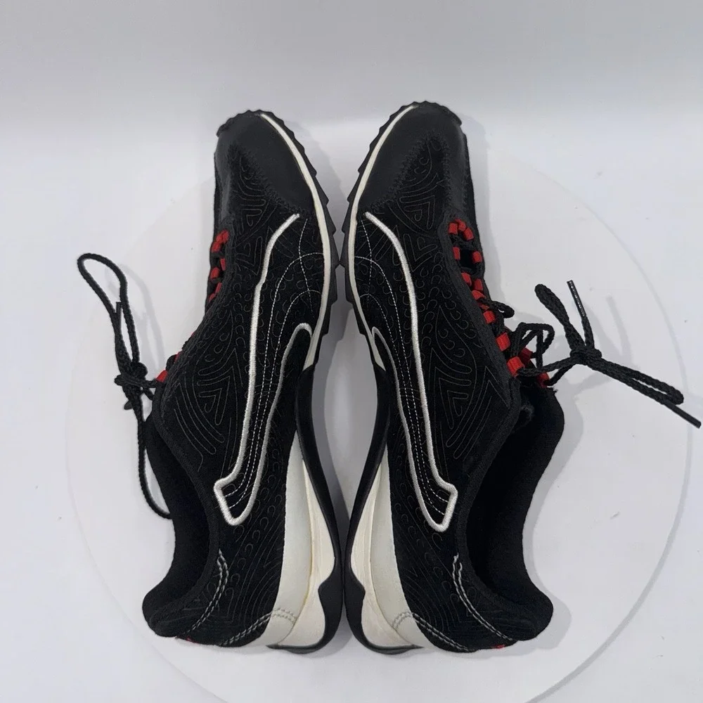 PUMA Vintage Y2K Speedcat Black Red Suede‎ Embossed Sneakers Size Women's 6.5